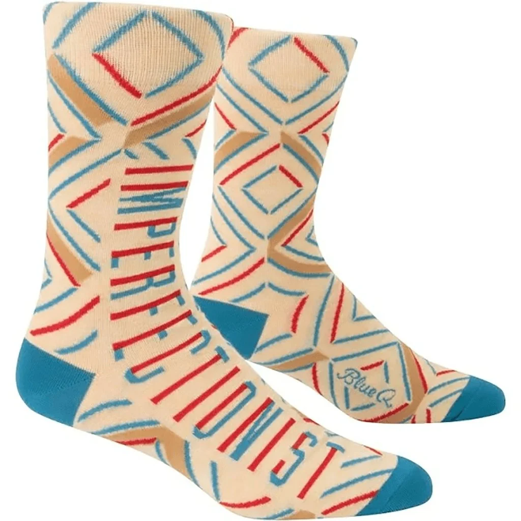 Blue Q : Men's Socks - Imperfectionist