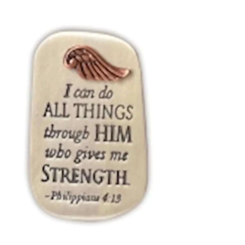 Cathedral Art : Visor Clip – I Can Do All Things Through Him (Carded)