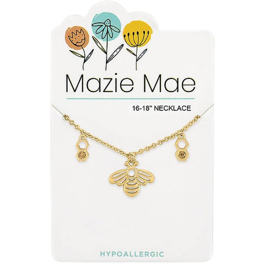 Mazie Mae : Gold Bee Necklace