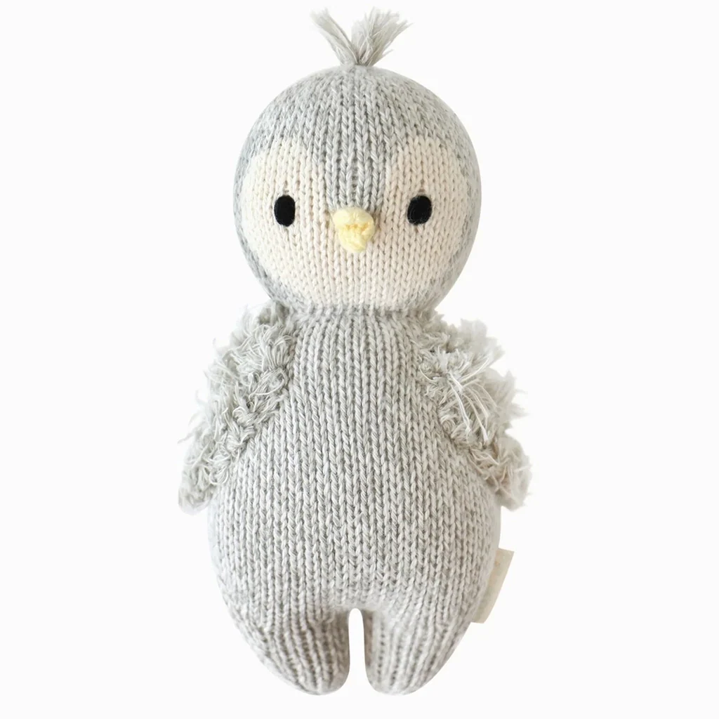 Cuddle + Kind : Baby Penguin in Pastel Grey