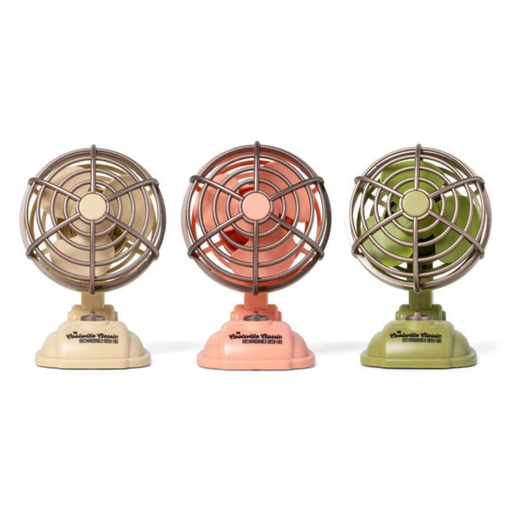 DM Merchandising : Modern Monkey The Coolsville Rechargeable Desk Fan