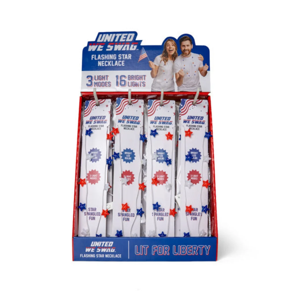 DM Merchandising : Patriot Pride USA Light-Up Necklace - Image 2
