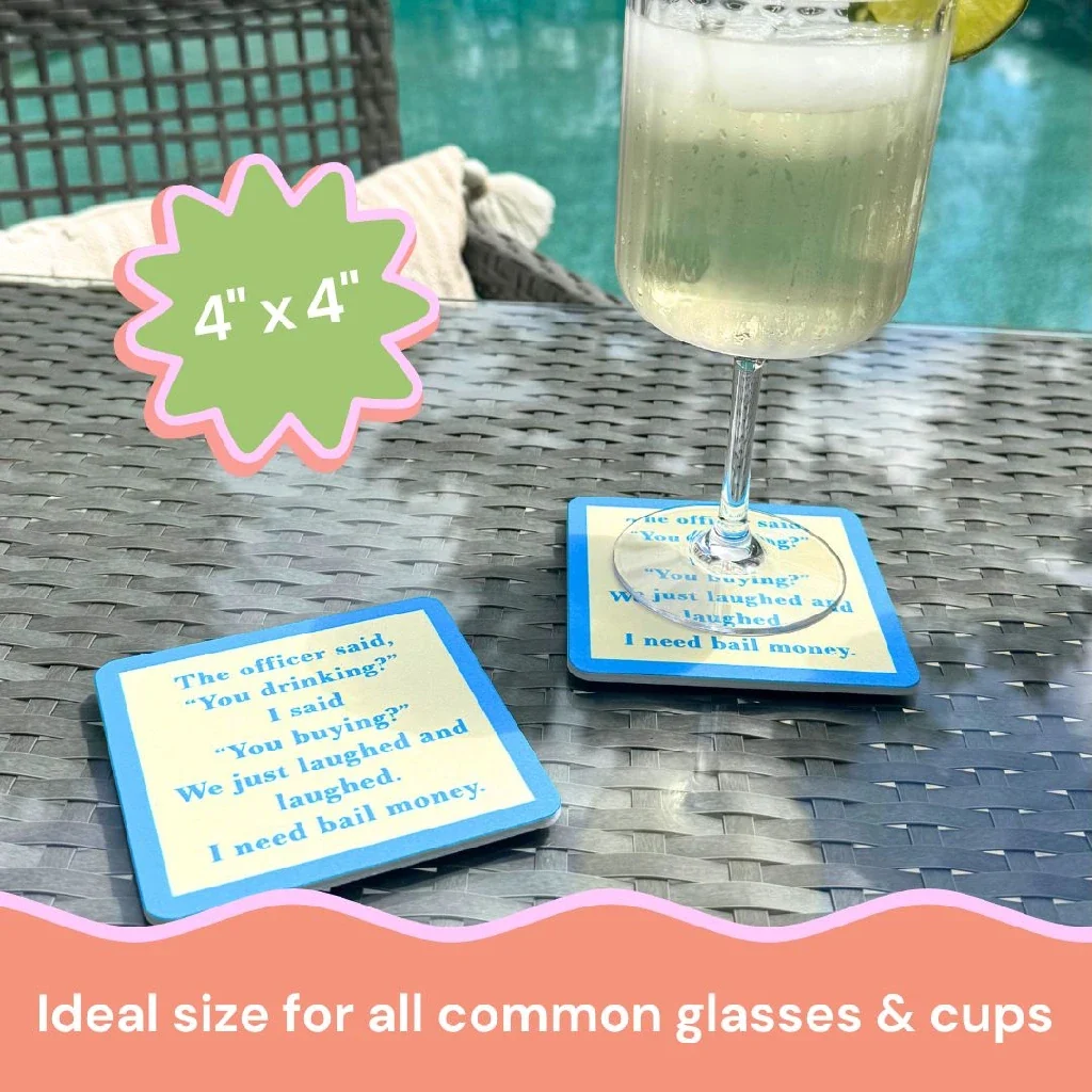 Drinks On Me : Six Month Vacation Coaster - Image 2