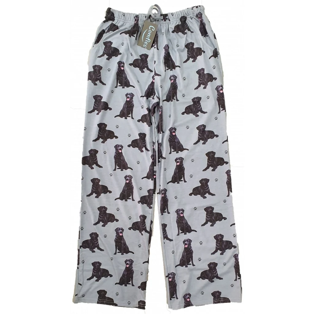 E&S Imports : Pajama Bottoms Black Labrador - Image 3