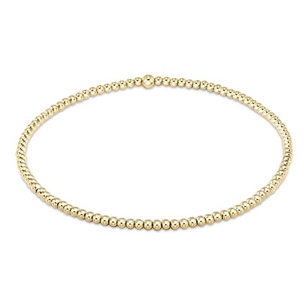 enewton design : Classic Gold 2mm Bead Bracelet 6.25"
