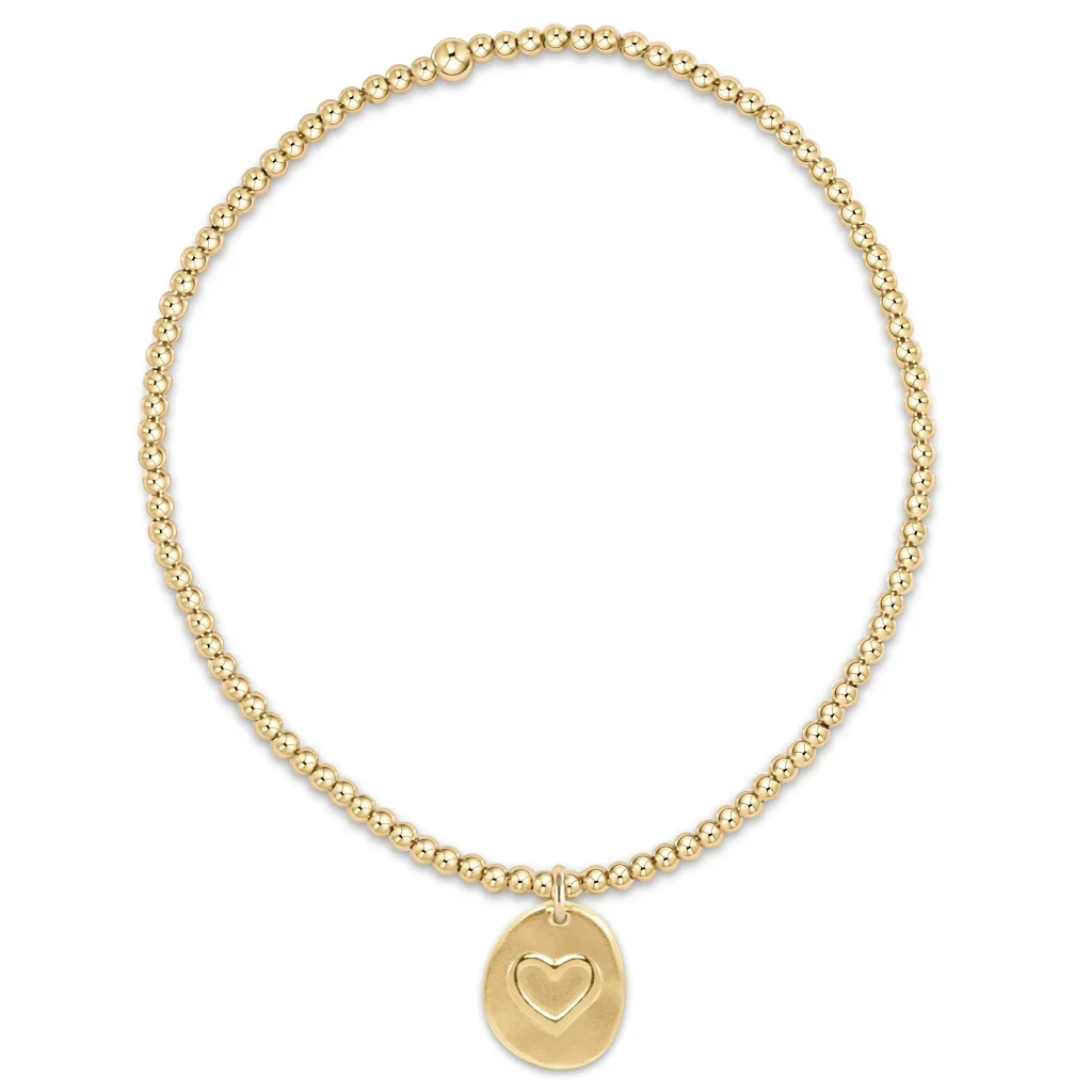Enewton Design : Classic Gold 2mm Bracelet  - Inspire Love Small Gold Disc