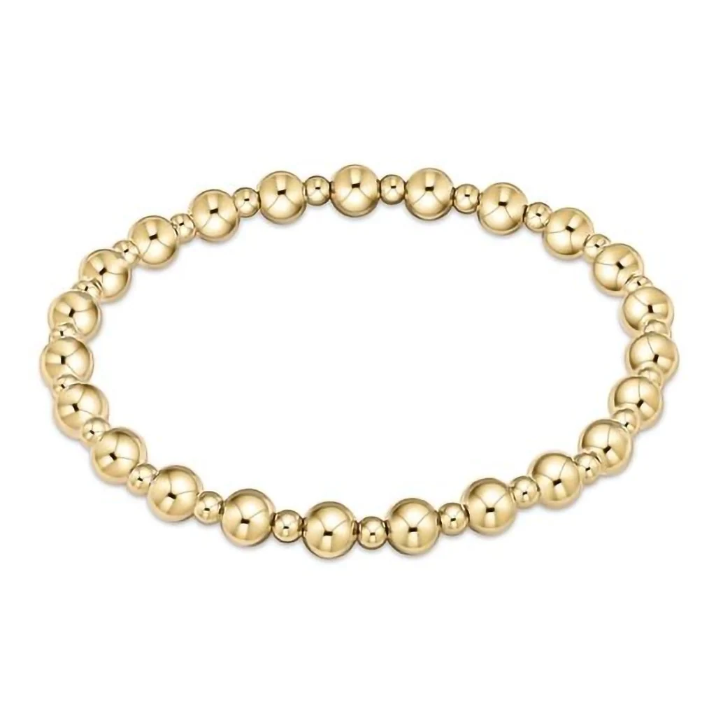 enewton design : Classic Grateful Gold Bead Bracelet 6.25"