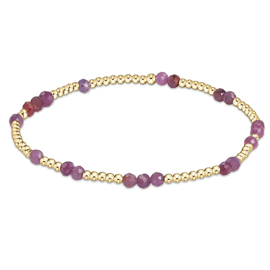 enewton design : Hope Unwritten Gemstone Bracelet 6.25" - Ruby