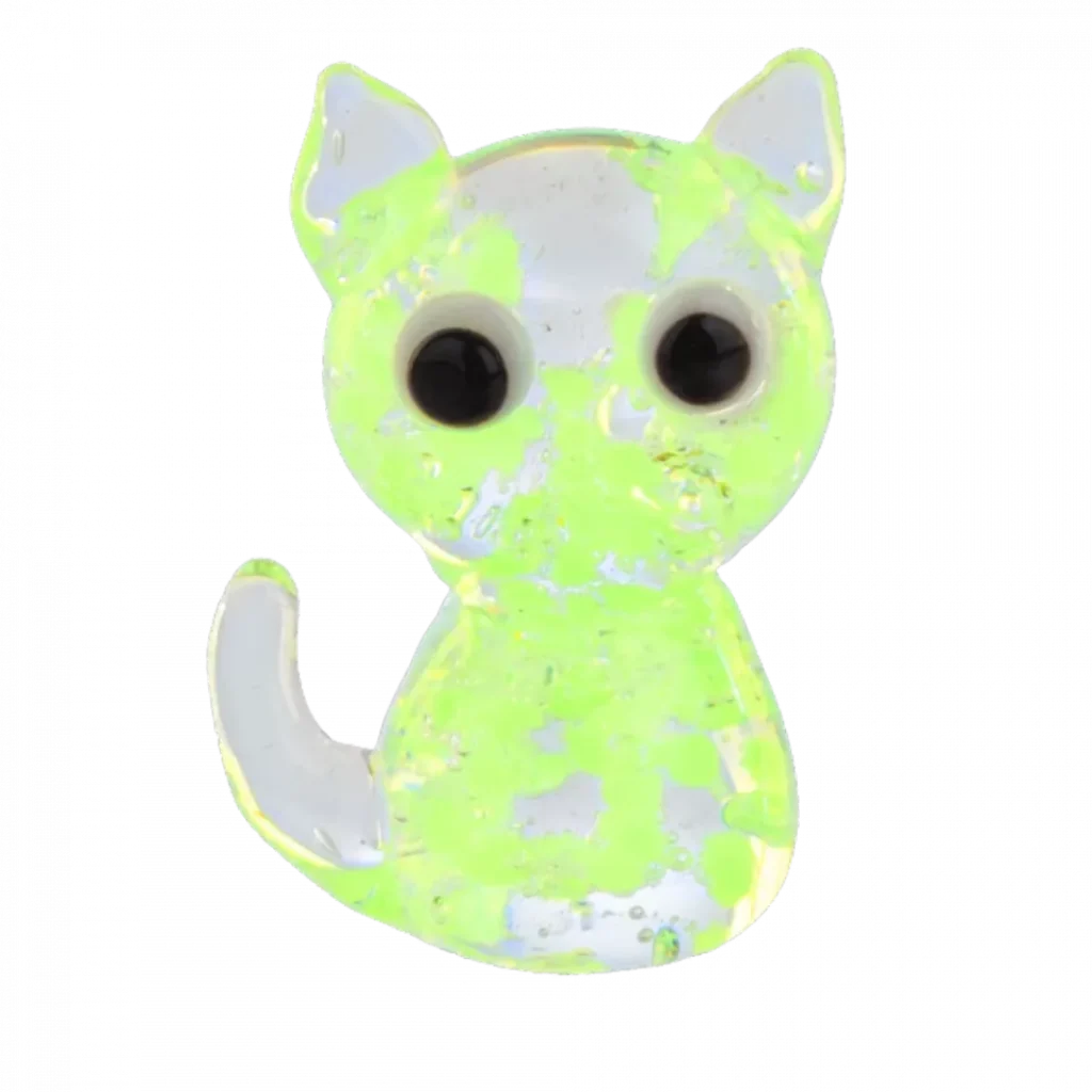 Ganz : Glow In The Dark Cat Pocket Token - Charm