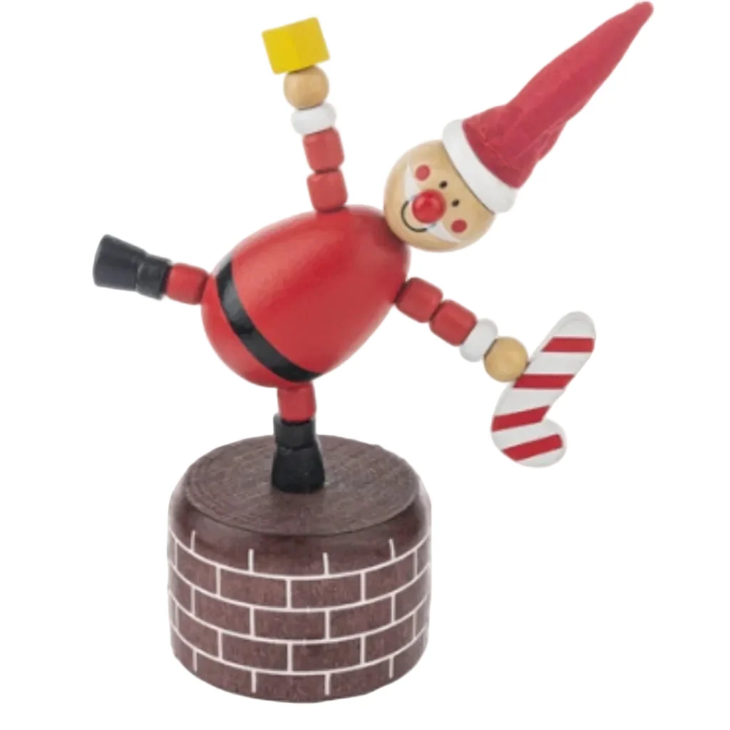 Ganz : Holiday Wooden Push-Up Puppets - Image 2