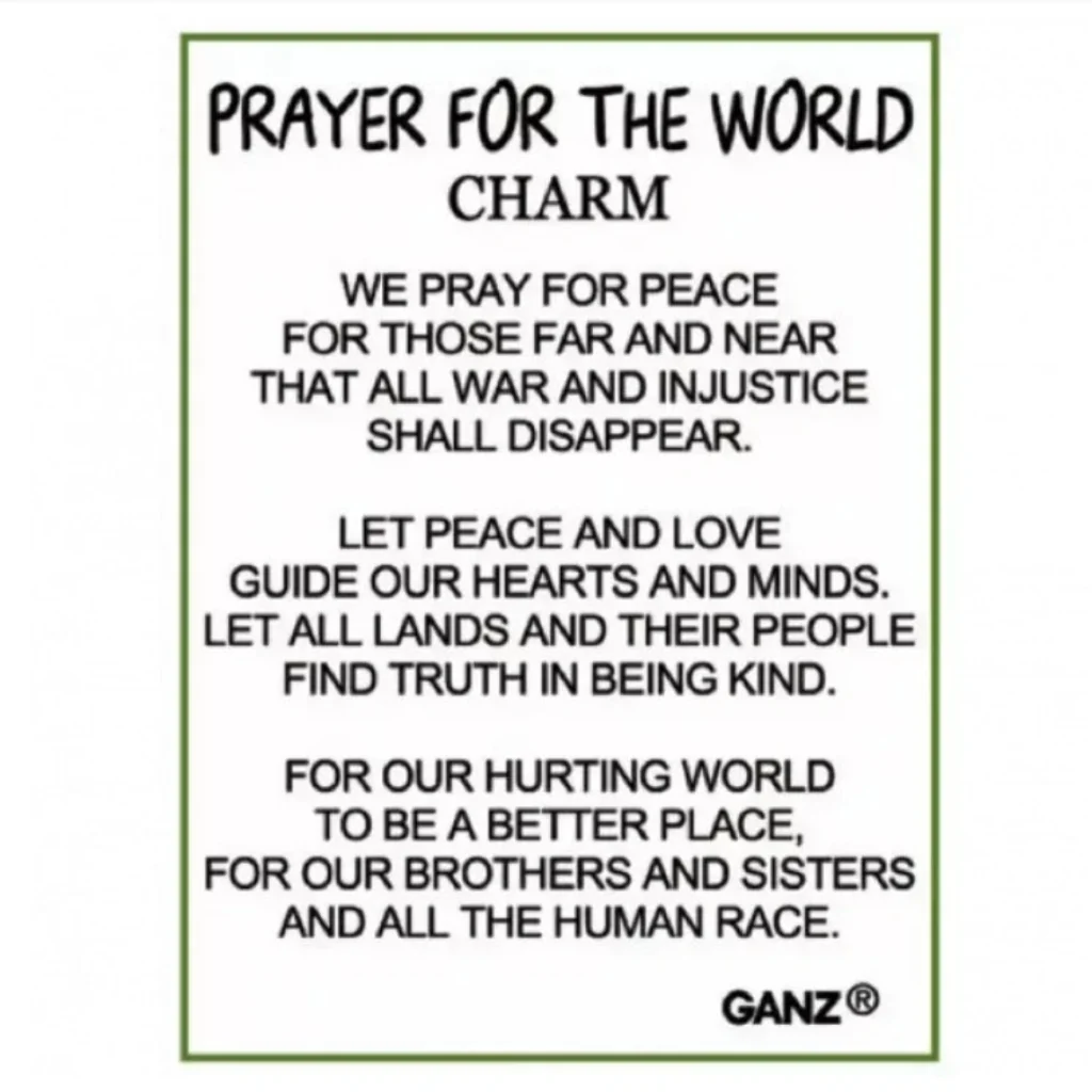 Ganz : Prayer for the World Pocket Token - Image 2