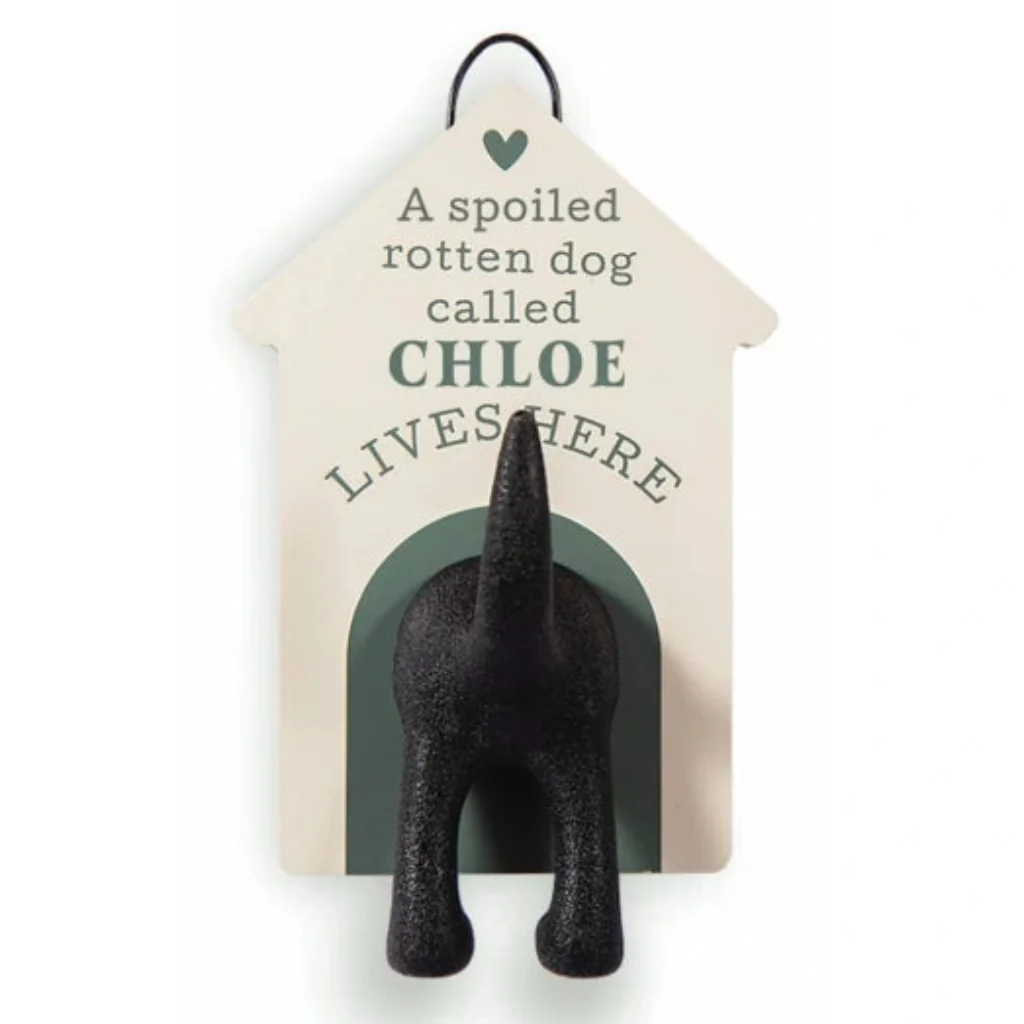 H & H Gifts : Personalised Dog Lead Hook (Chloe)