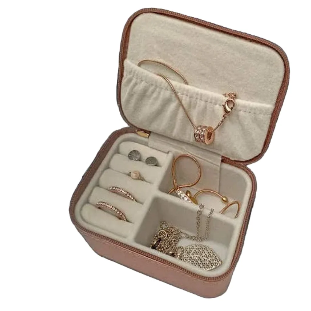 H & H Gifts : Never Let Anyone Dull Your Sparkle Travel Jewelry Box - Image 2