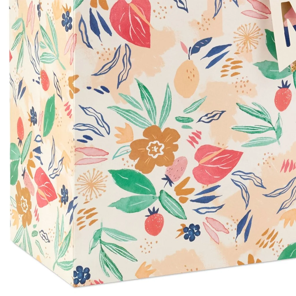 Hallmark : 13" Mom Floral Large Gift Bag With Tissue Paper - Image 5
