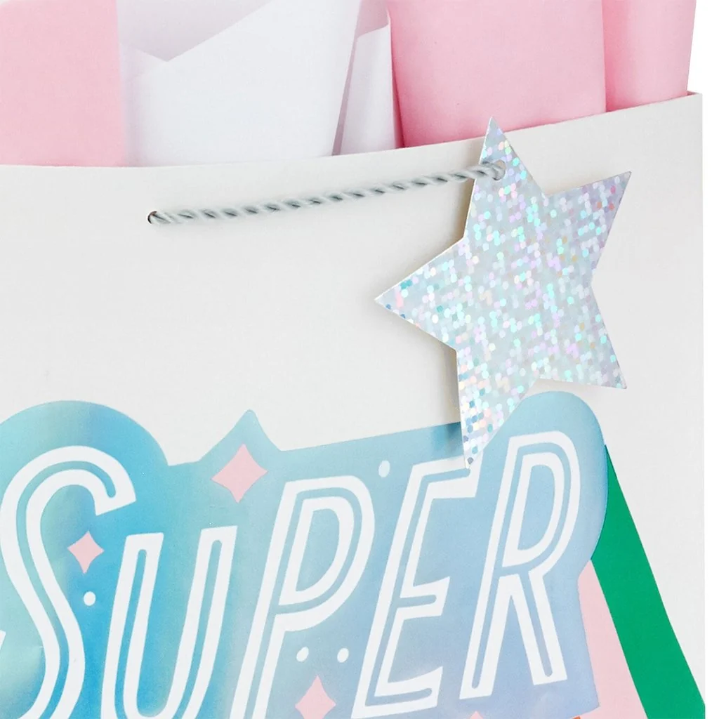 Hallmark : 15.5" Super Mom Extra-Large Gift Bag With Tissue Paper - Image 4