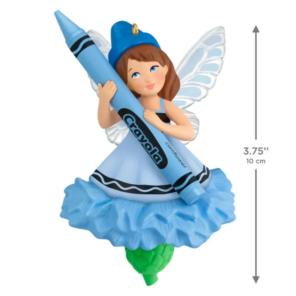 Hallmark : 2026 Keepsake Crayola Cornflower Fairy Ornament (75) - Image 4