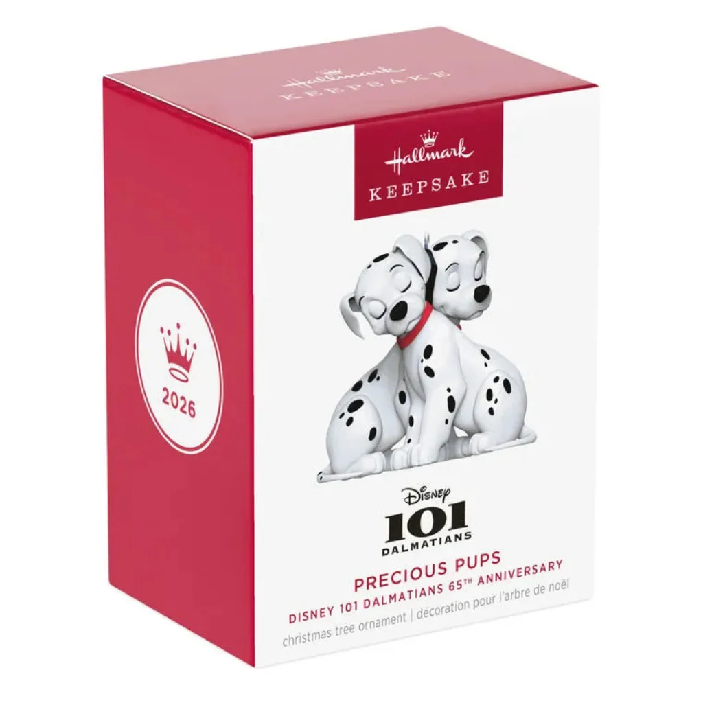 Hallmark : 2026 Keepsake Disney 101 Dalmatians 65th Anniversary Precious Pups Ornament (239) - Image 5