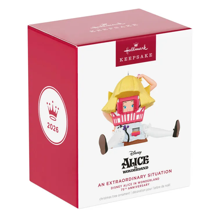 Hallmark : 2026 Keepsake Disney Alice in Wonderland 75th Anniversary An Extraordinary Situation Ornament (22) - Image 6