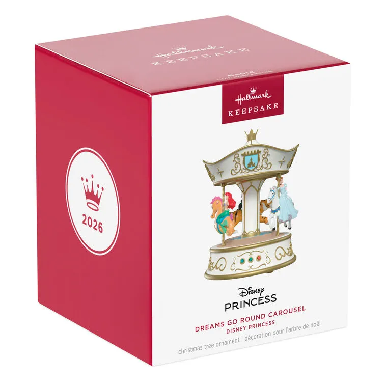 Hallmark : 2026 Keepsake Dreams Go Round Carousel Disney Princess (101) - Image 5