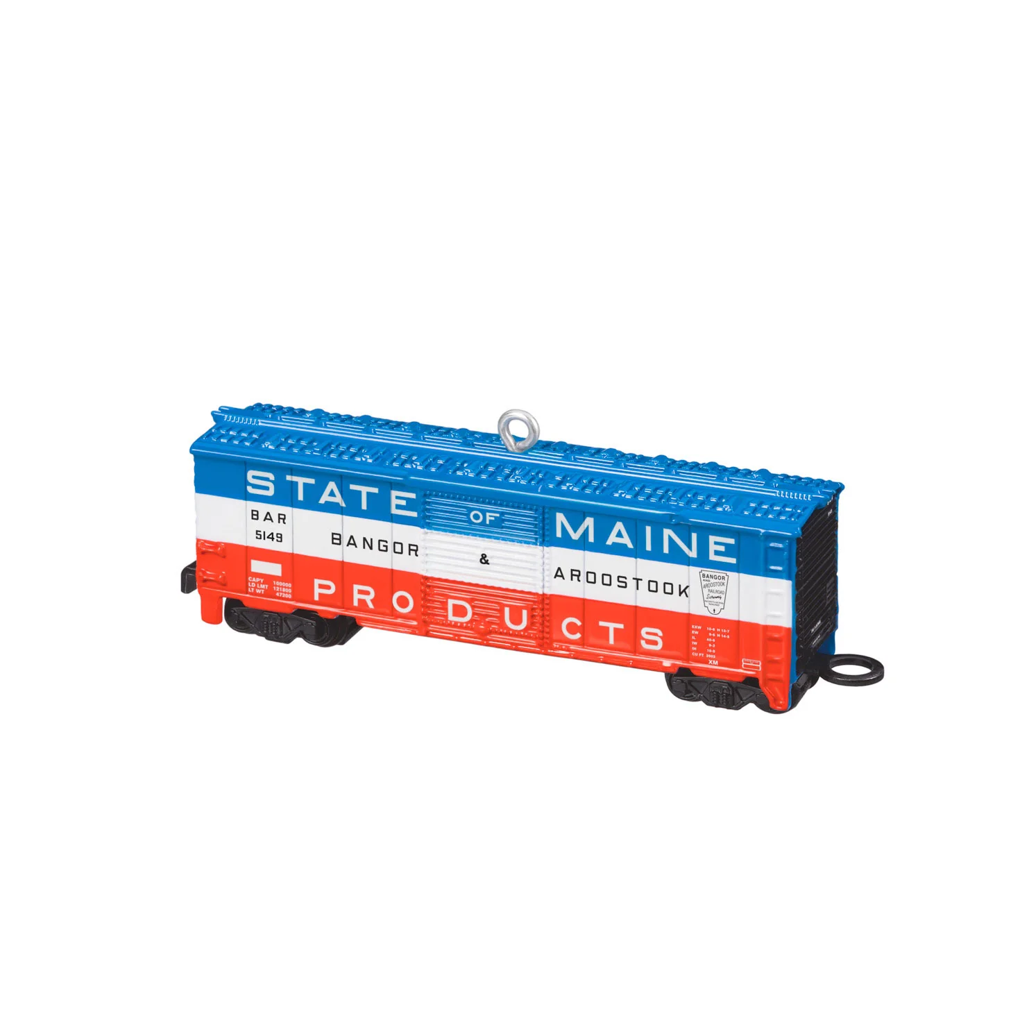 Hallmark : 2026 Keepsake LIONEL® Bangor & Aroostook State of Maine Boxcar (185) - Image 2