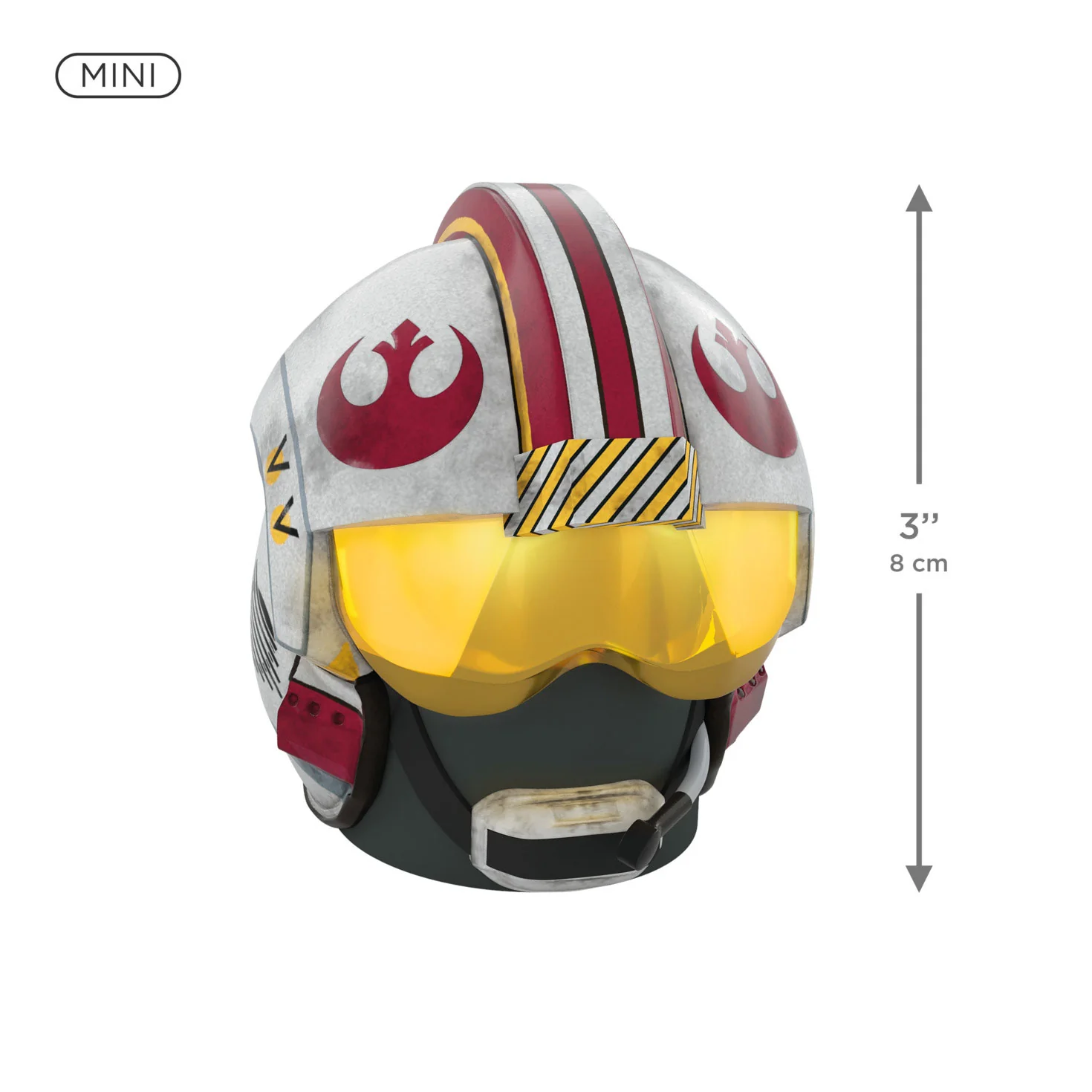 Hallmark : 2026 Keepsake ShowToppers Mini Tree Topper Star Wars™ Red Five Rebel Pilot (393) - Image 3
