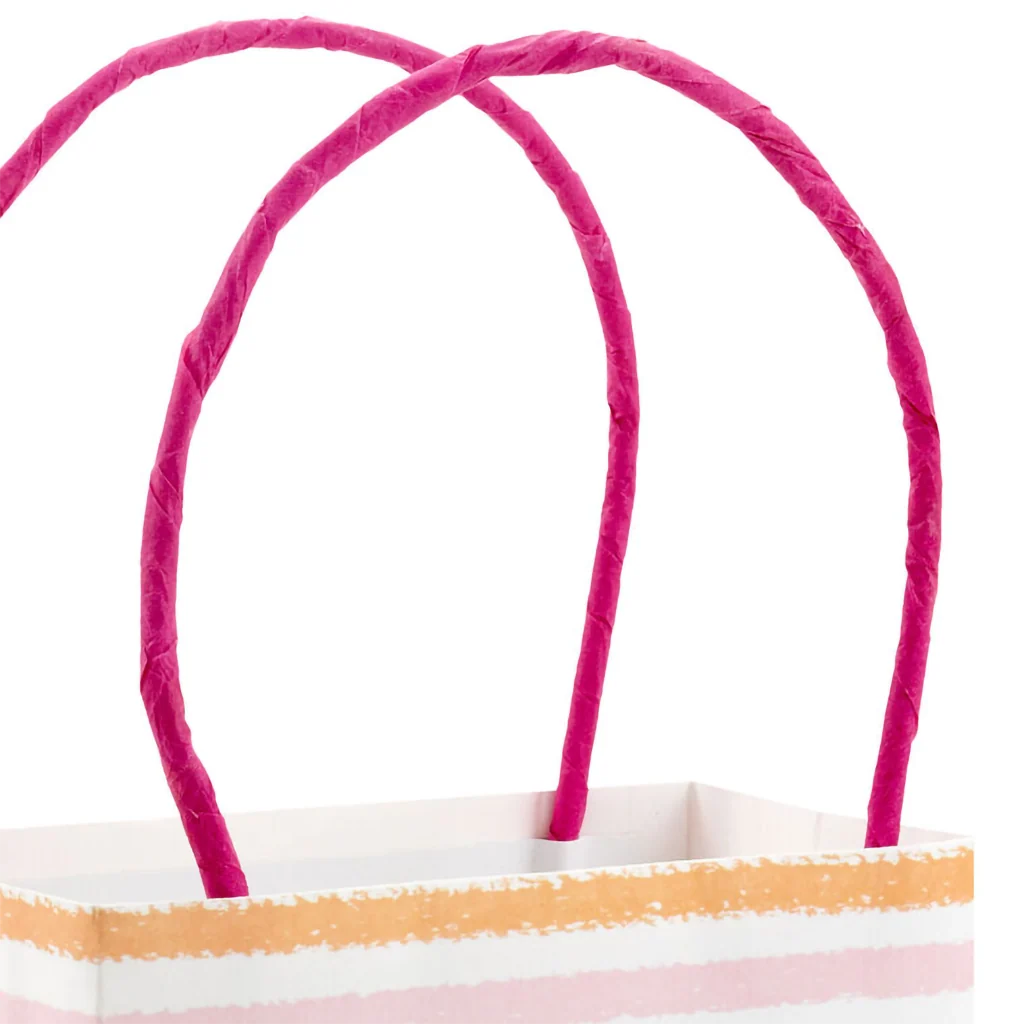 Hallmark : 4" Patterned Pink Mini Horizontal Gift Bag Bundle - Image 4