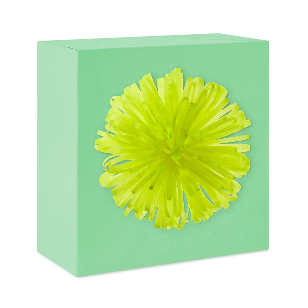 Hallmark : 7" Yellow Looped Pom-Pom Gift Bow - Image 5