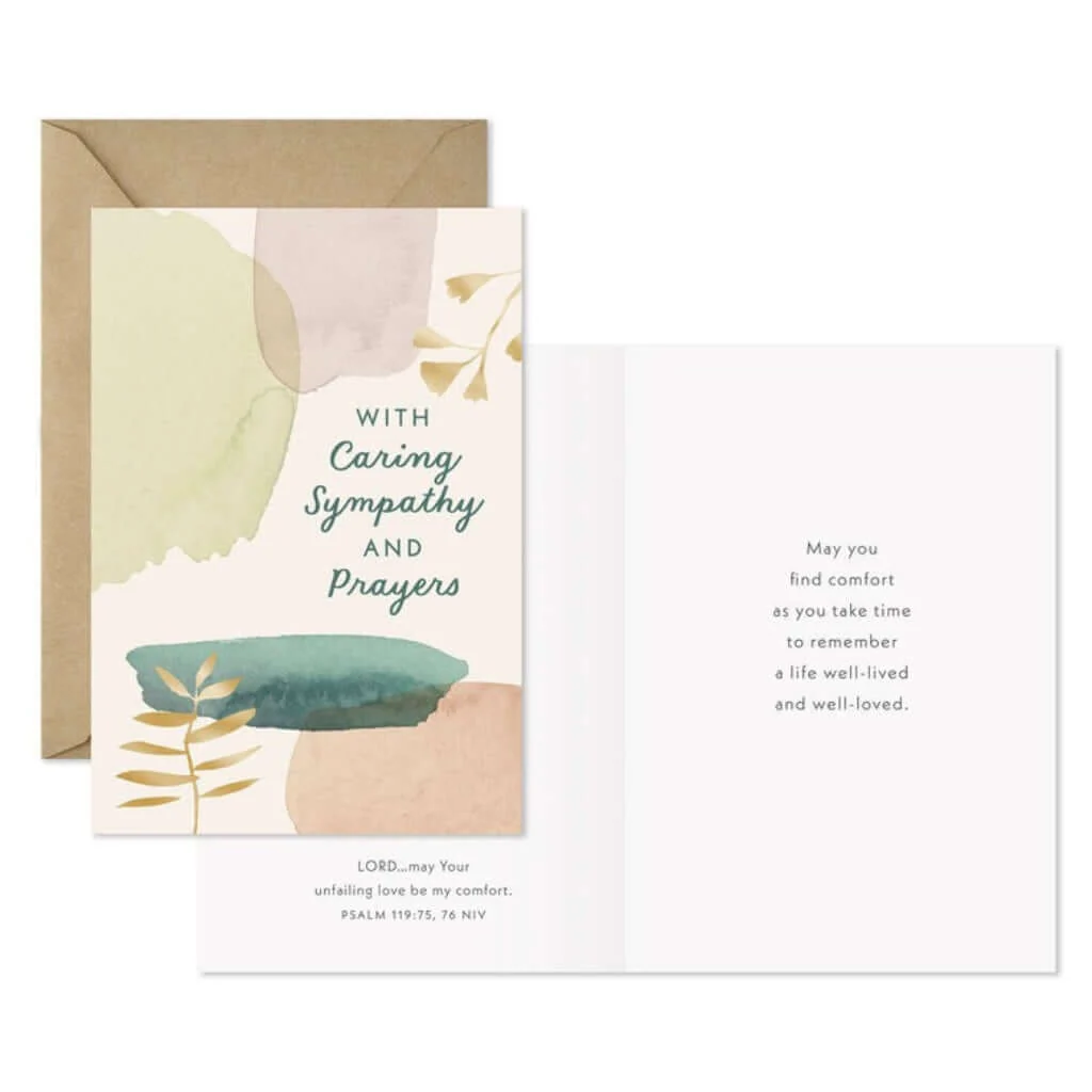Hallmark : Abstract Nature Religious Sympathy Cards, Pack of 10 - Image 2