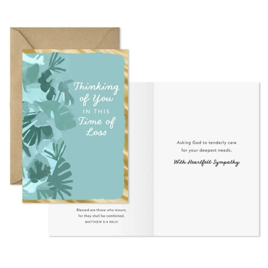 Hallmark : Abstract Nature Religious Sympathy Cards, Pack of 10 - Image 3