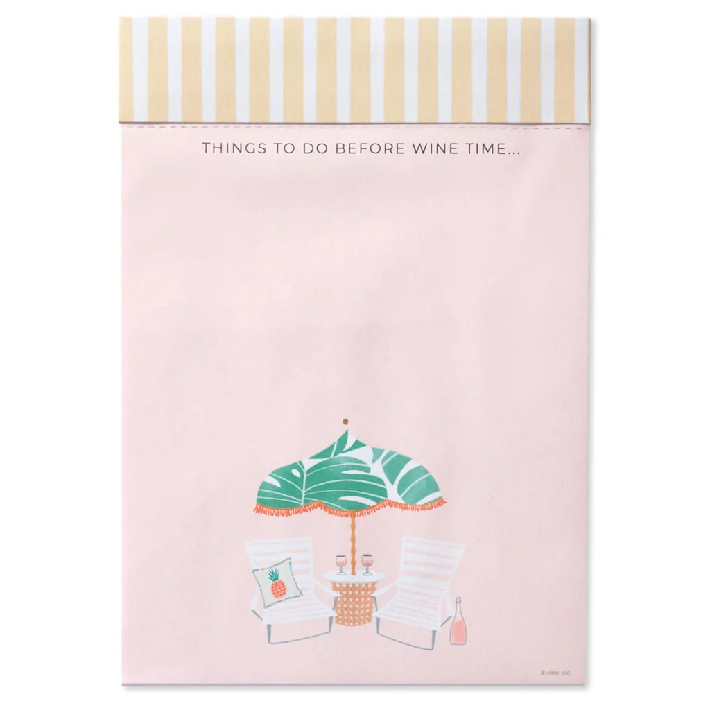 Hallmark : Tropical Wine Time To-Do Note Pad