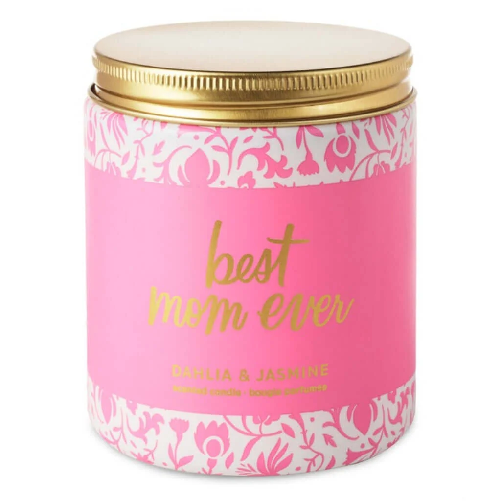 Hallmark : Best Mom Ever Dahlia and Jasmine Scented Jar Candle, 7 oz.