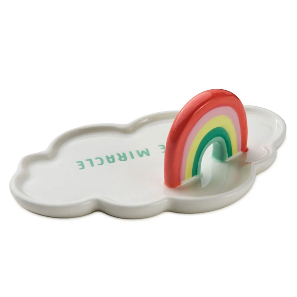 Hallmark : Cloud-Shaped Figurine With Sculpted Rainbow - Image 4