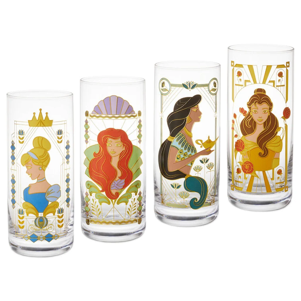 Hallmark : Disney Princess Drinking Glasses, Set of 4 - Image 2
