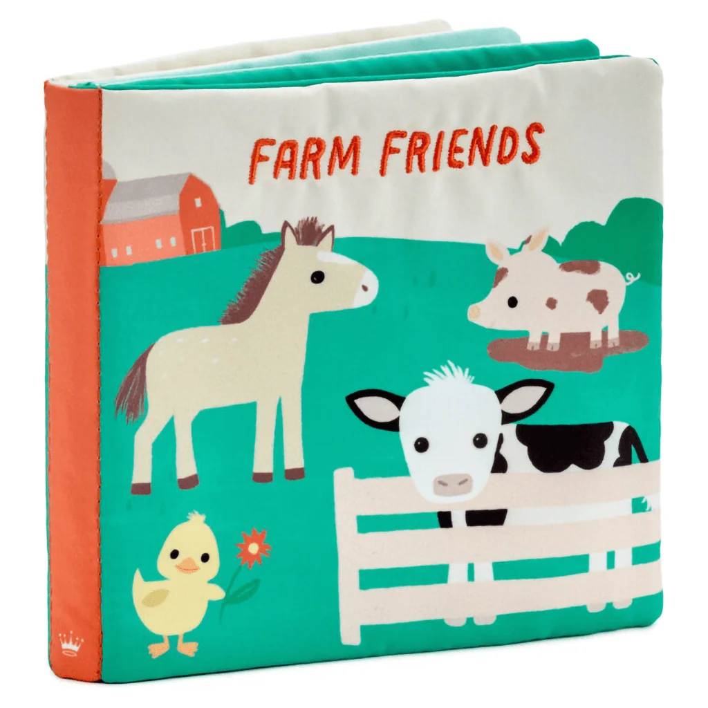 Hallmark : Farm Friends Touch-and-Feel Fabric Book for Kids