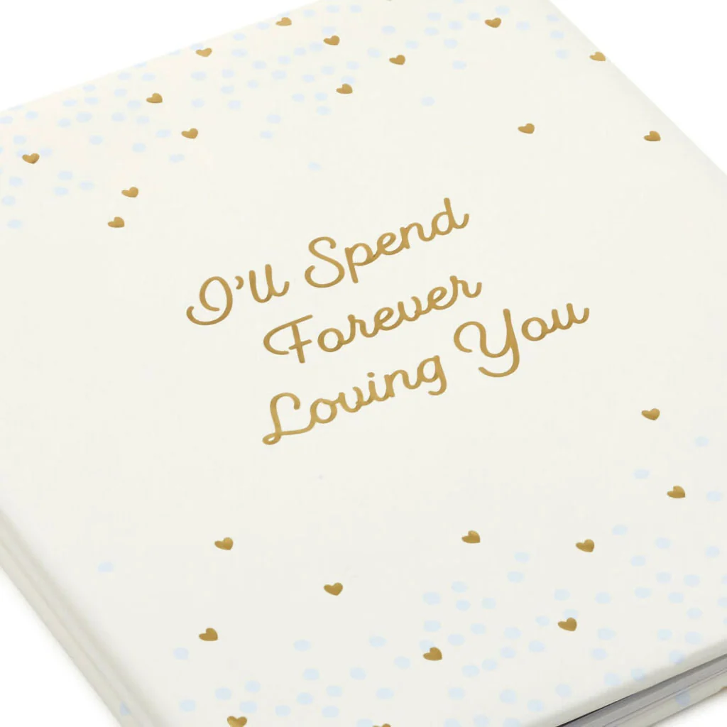 Hallmark : Forever Loving You Hearts on Cream Refillable Photo Album