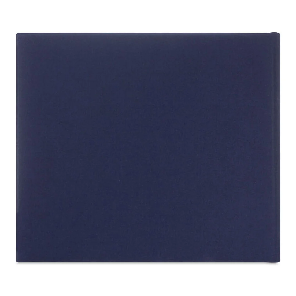 Hallmark : Gold on Navy Linen Customizable Guest Book - Image 8