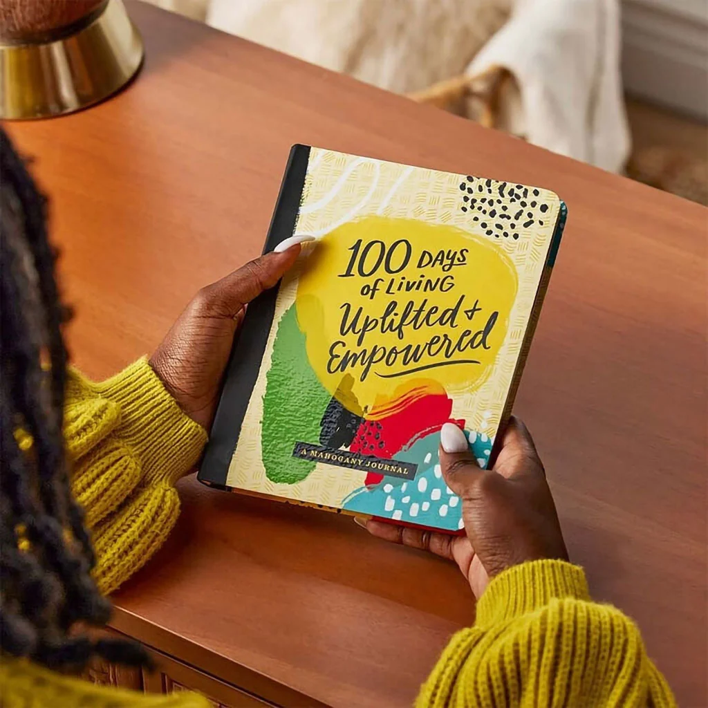 Hallmark : Mahogany 100 Days of Living Uplifted and Empowered Journal - Image 3
