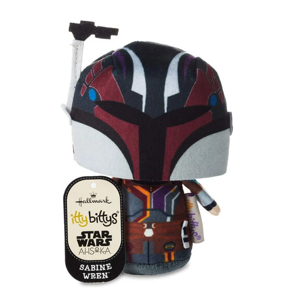 Hallmark : itty bittys® Star Wars: Ahsoka™ Sabine Wren™ Plush With Helmet - Image 3