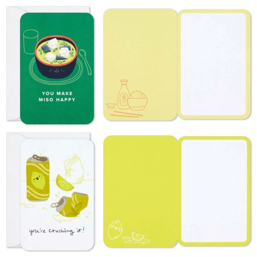 Hallmark : Mini Uplifting Thoughts Assorted Multi-Occasion Cards, Pack of 6 - Image 3