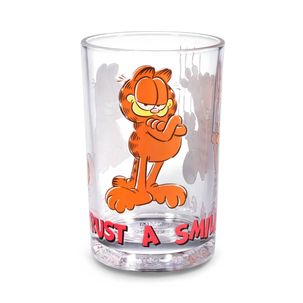 Hallmark : Nickelodeon Garfield Smiling Cat Collectible Drinking Glass, 13.5 oz.