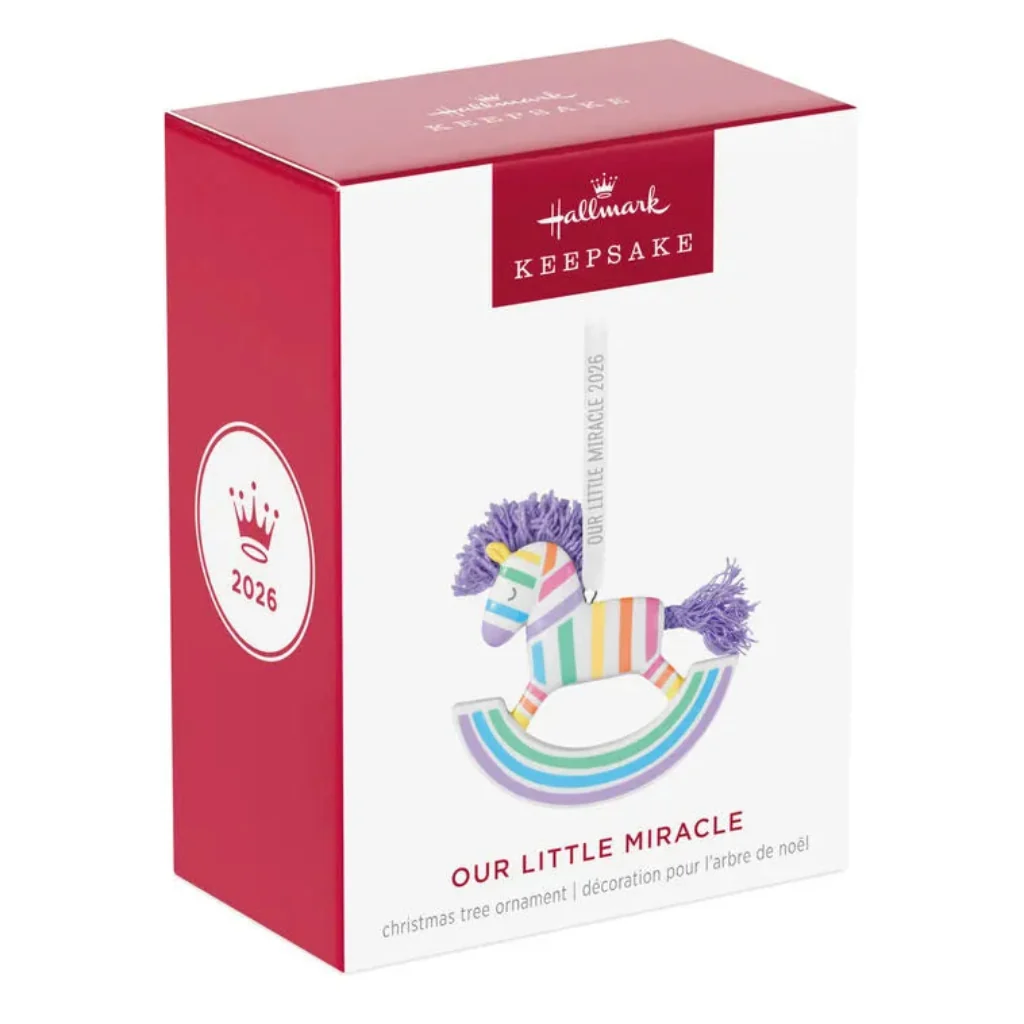 Hallmark : 2026 Keepsake Our Little Miracle Porcelain and Fabric Ornament (232) - Image 5