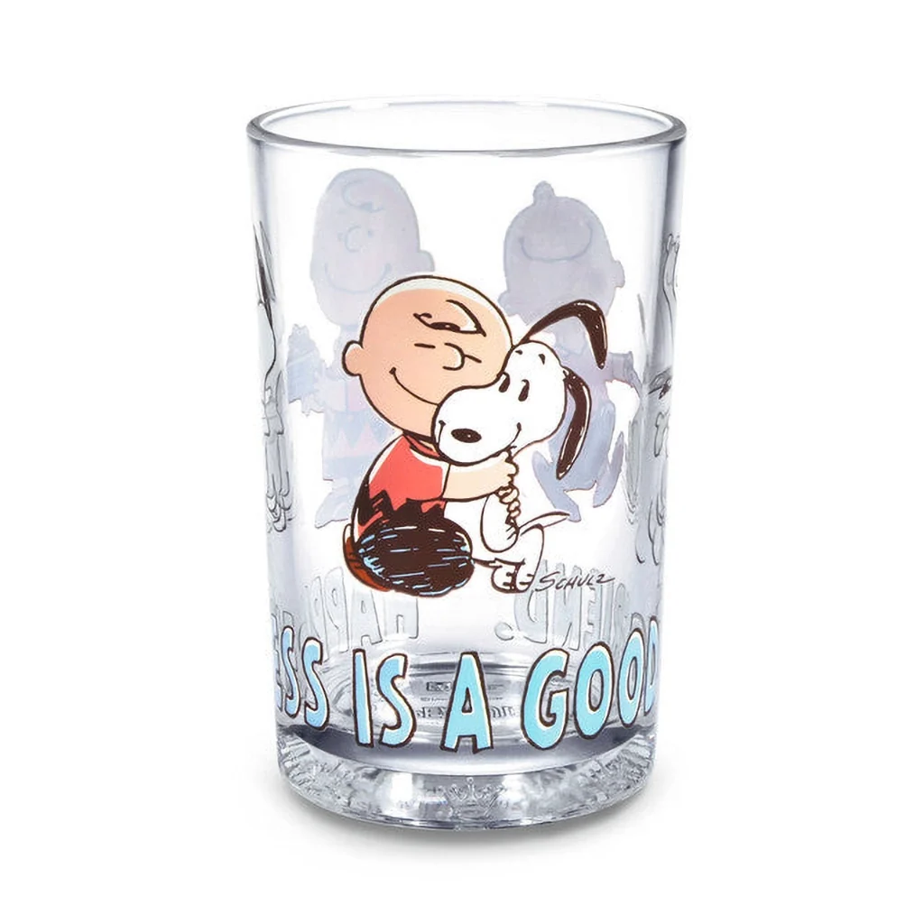 Hallmark : Peanuts® Happiness Is a Good Friend Collectible Drinking Glass, 13.5 oz.
