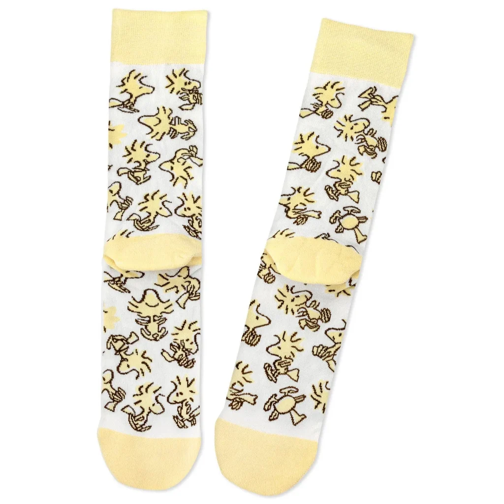 Hallmark : Peanuts® Woodstock Collage Novelty Crew Socks - Image 3