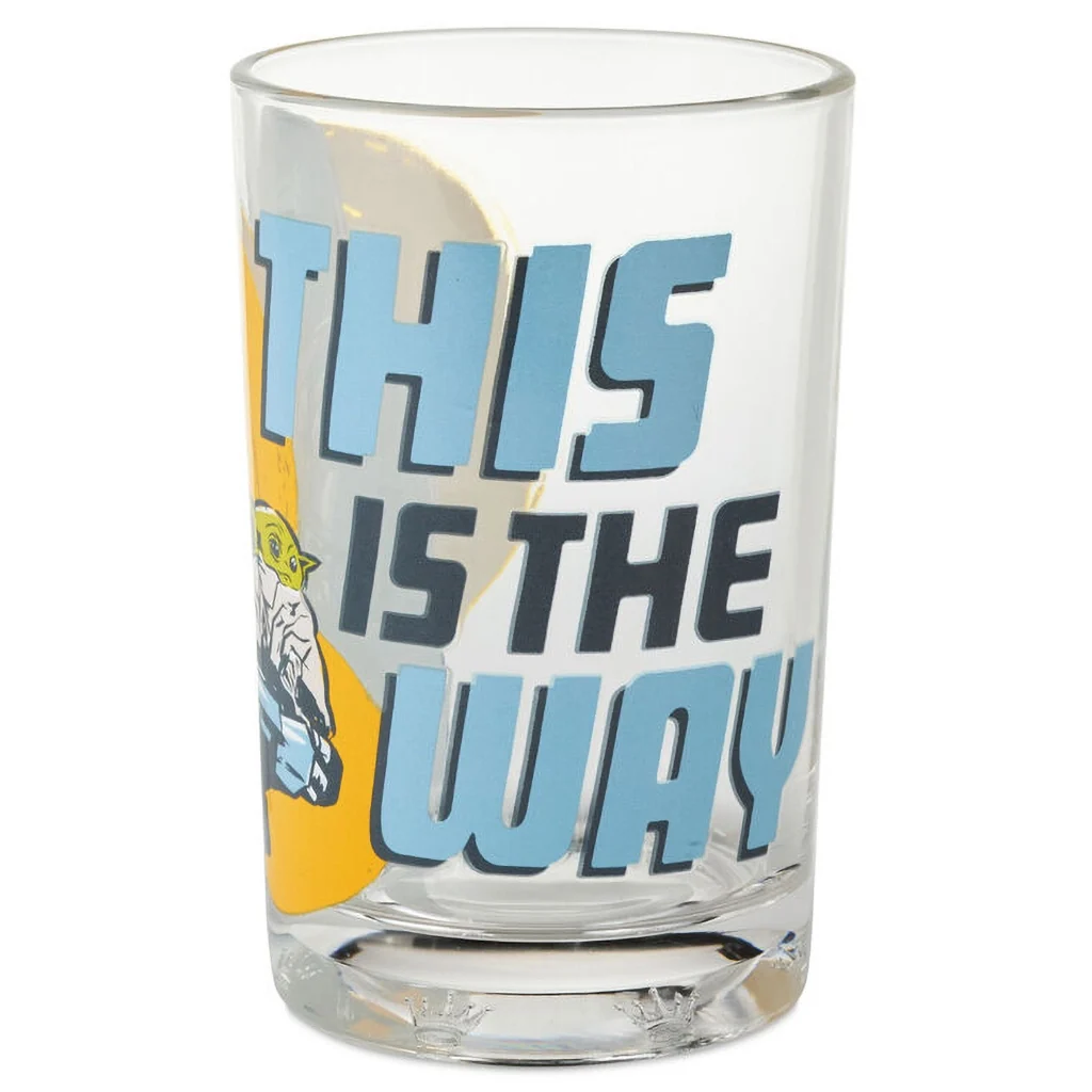 Hallmark : Star Wars: The Mandalorian™ and Grogu™ Collectible Drinking Glass, 13.5 oz.