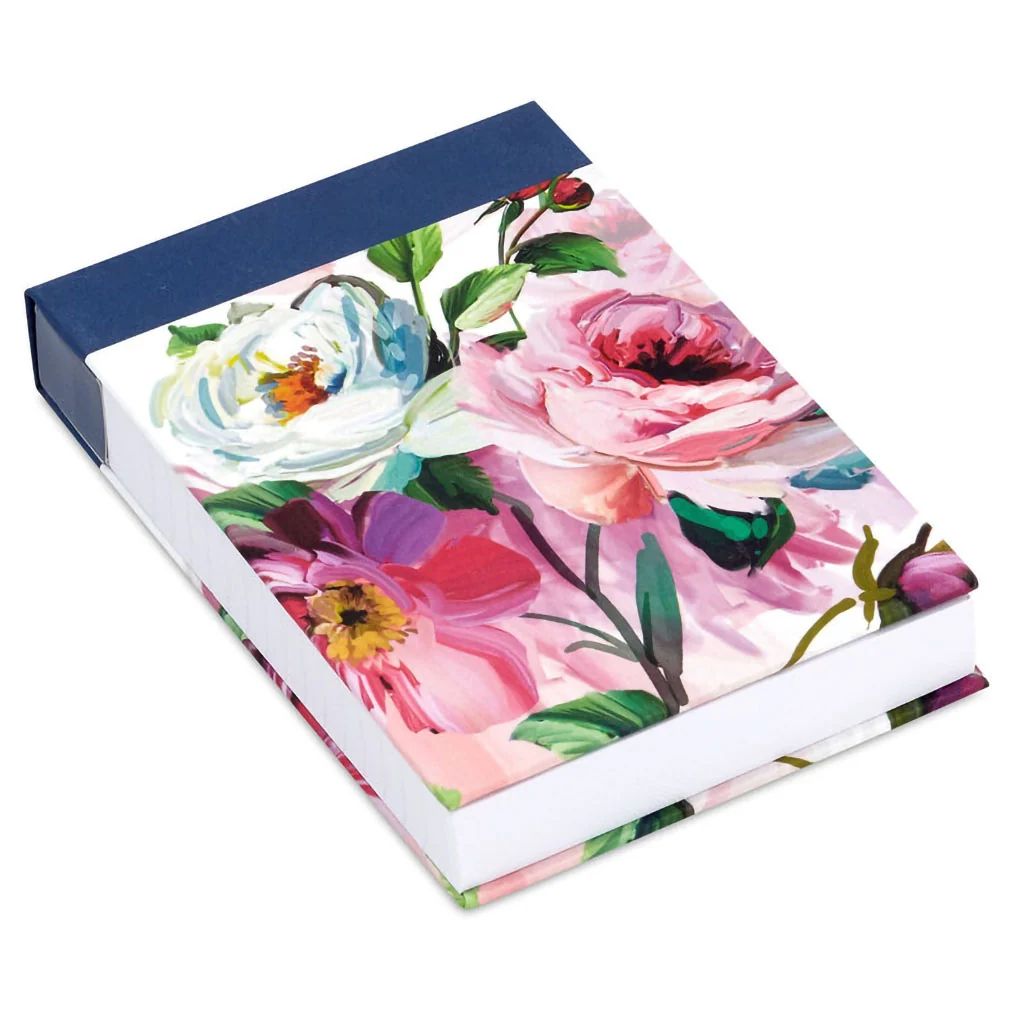 Hallmark : Sumptuous Floral Fabric Covered Small List Pad