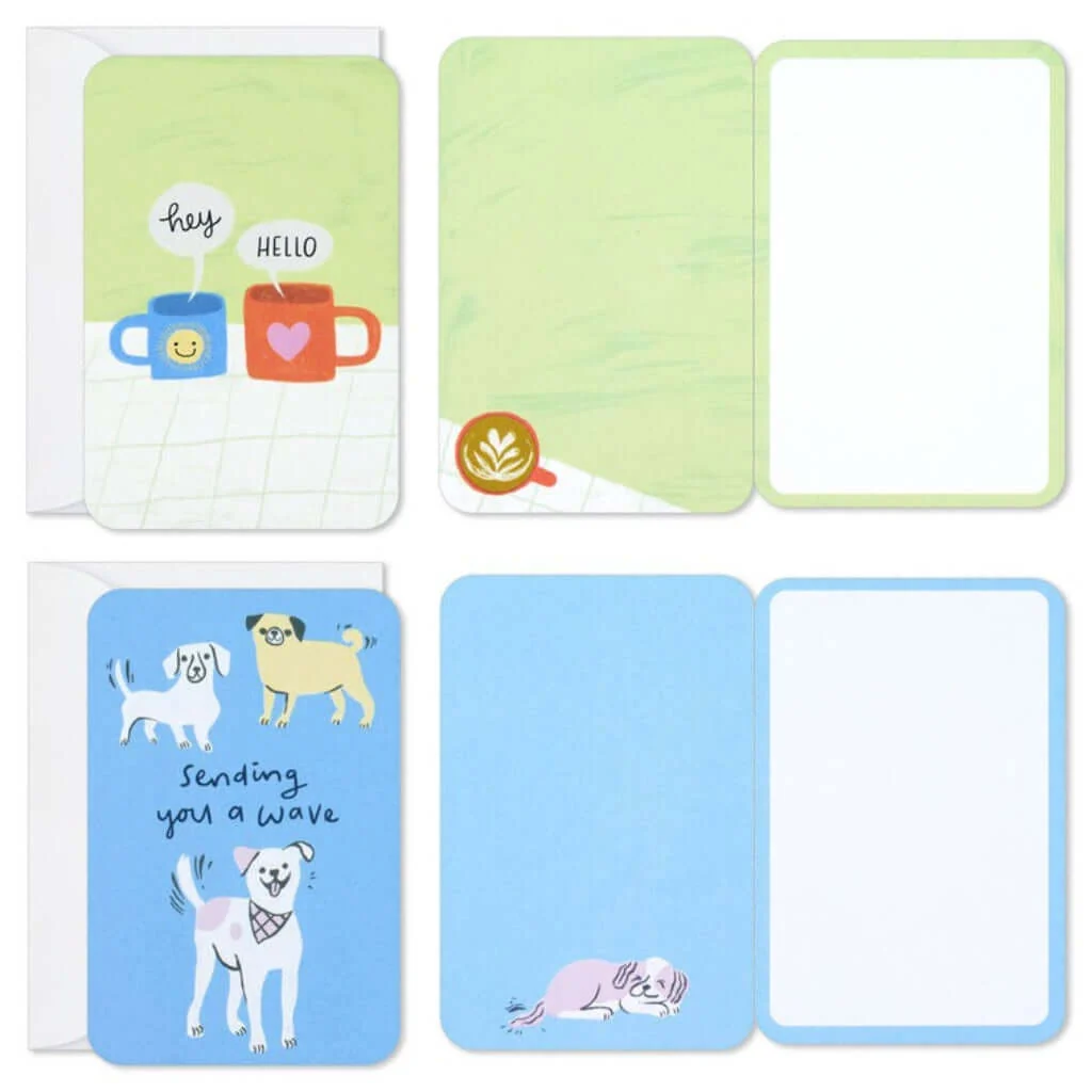 Hallmark : Sunny Illustrations Mini Cards Pack- 6 Pack - Image 4