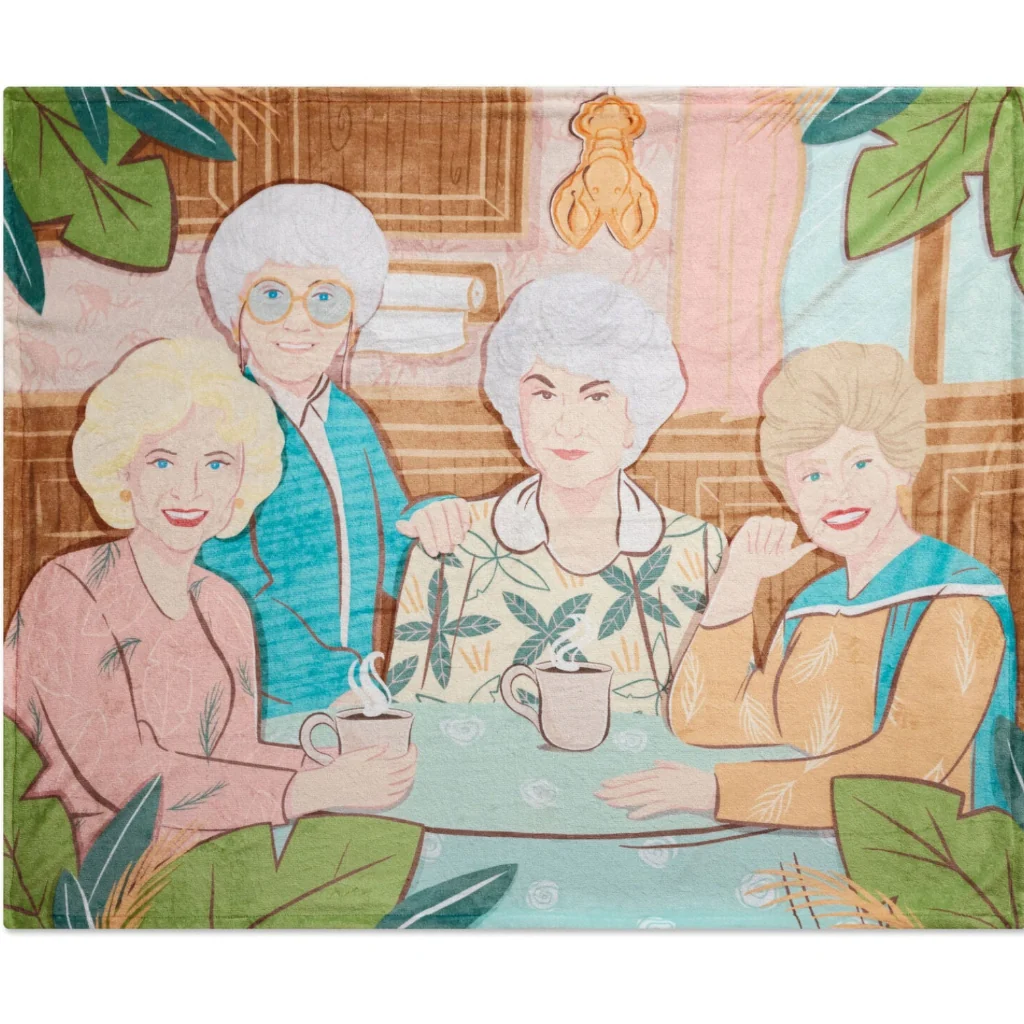 Hallmark : The Golden Girls at the Kitchen Table Throw Blanket, 50x60 - Image 4