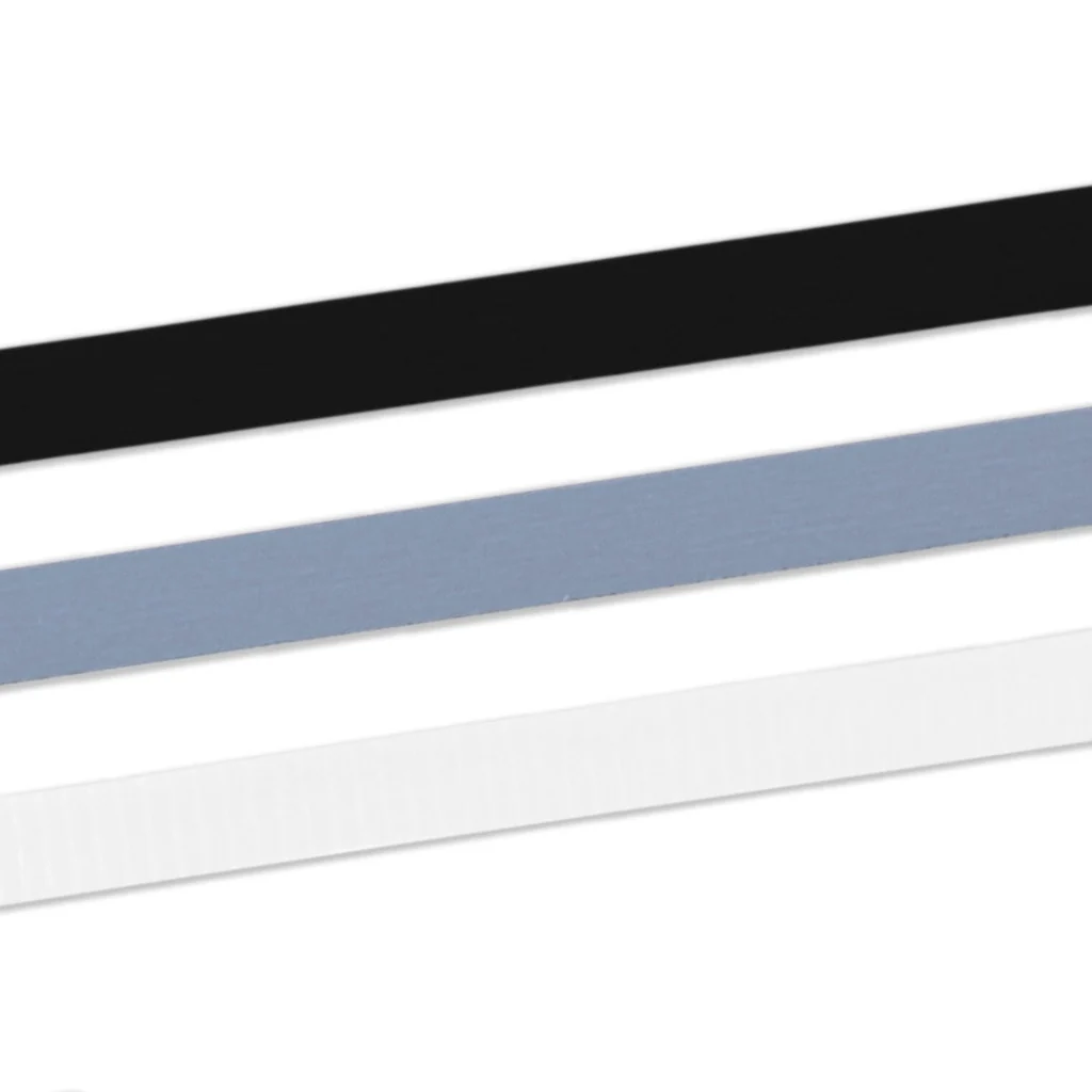 Hallmark : White/Matte Silver/Metallic Black 3-Pack Curling Ribbon - Image 3
