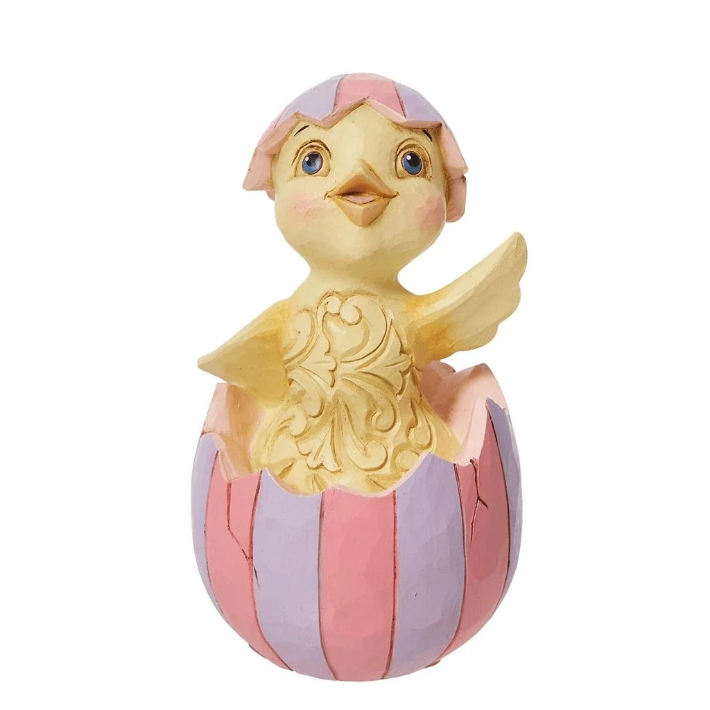 Jim Shore : Easter Chick In Egg Mini