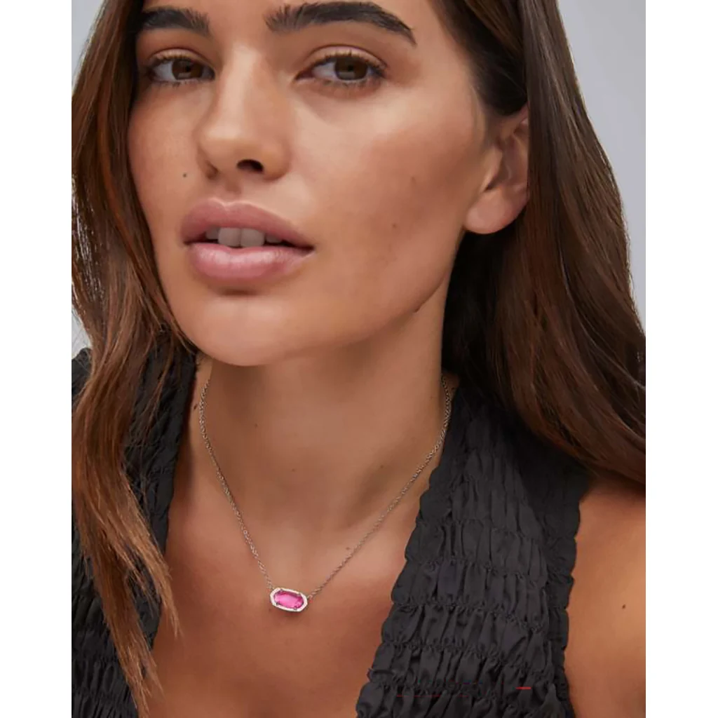 Kendra Scott : Elisa Pendant Gold Necklace - Azalea Illusion - Image 3